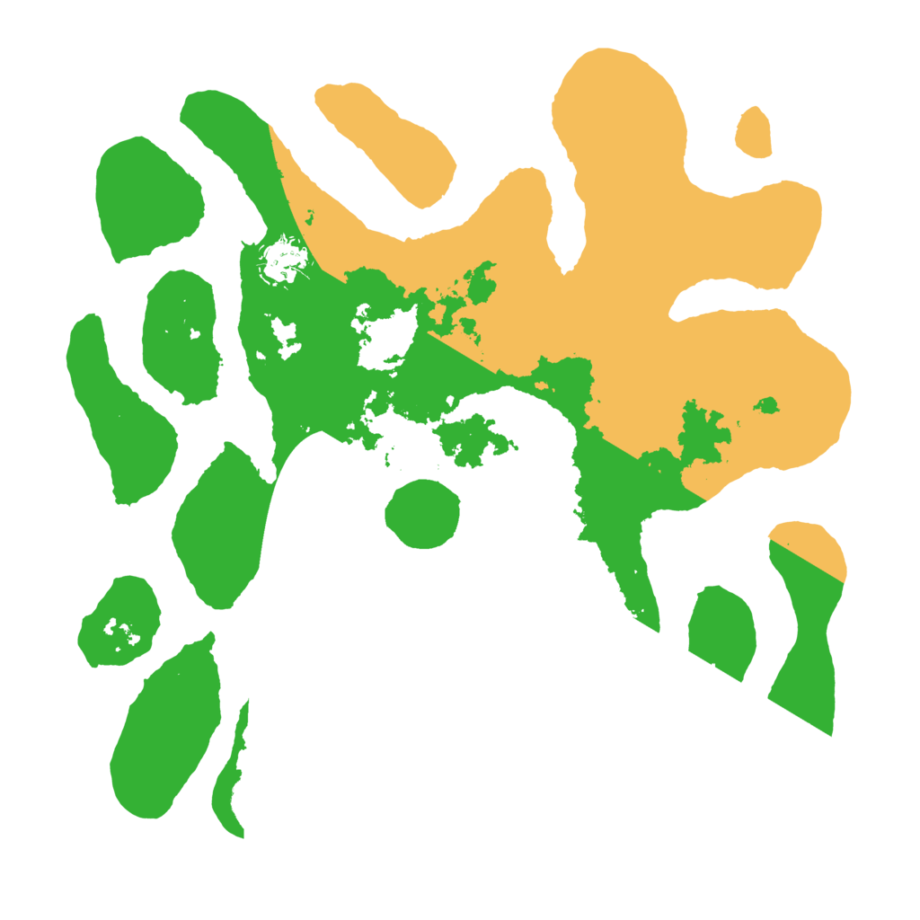 Biome Rust Map: Barren, Size: 3500, Seed: 2561704