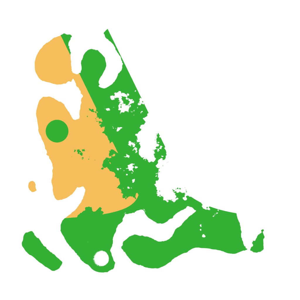 Biome Rust Map: Barren, Size: 3500, Seed: 5125255