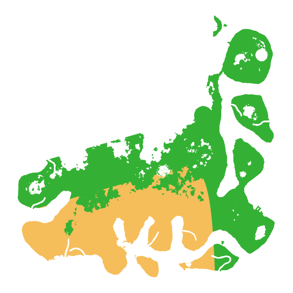 Biome Rust Map: Procedural Map, Size: 4250, Seed: 230282