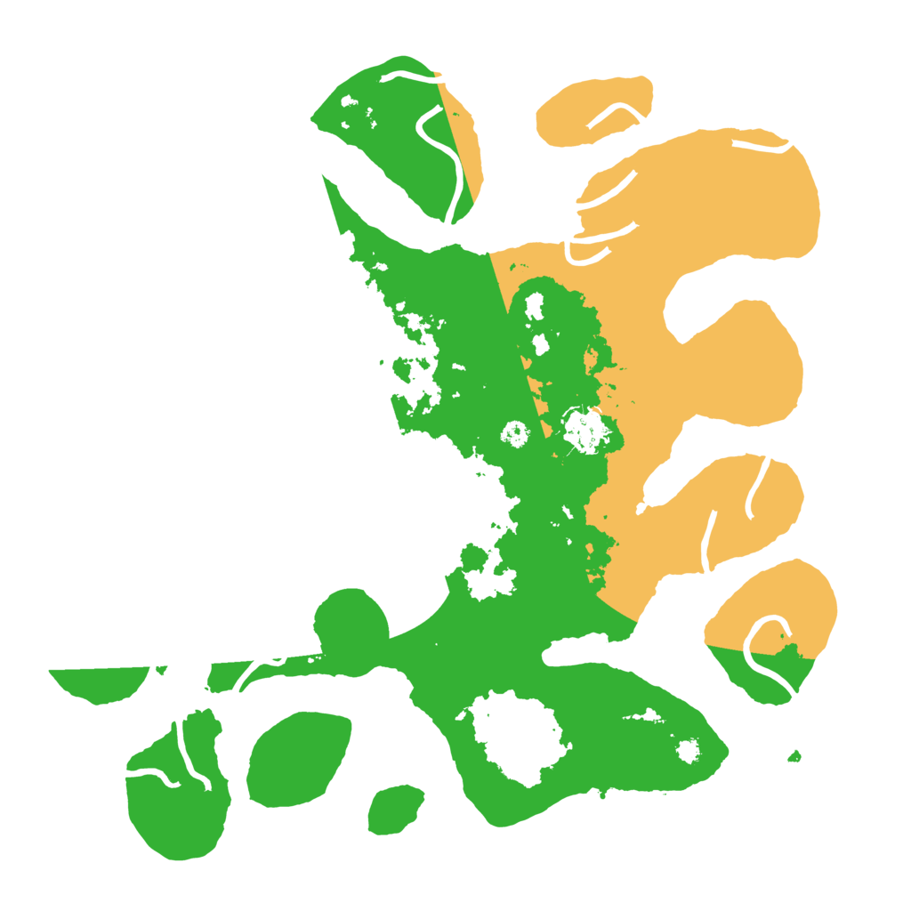 Biome Rust Map: Procedural Map, Size: 3500, Seed: 5066190