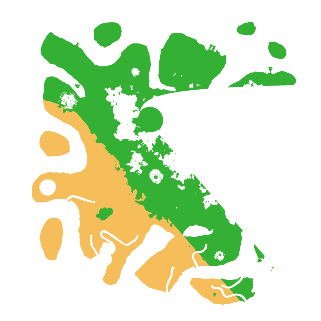 Biome Rust Map: Procedural Map, Size: 3500, Seed: 5917869