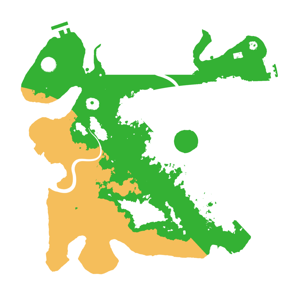 Biome Rust Map: Procedural Map, Size: 3500, Seed: 837149