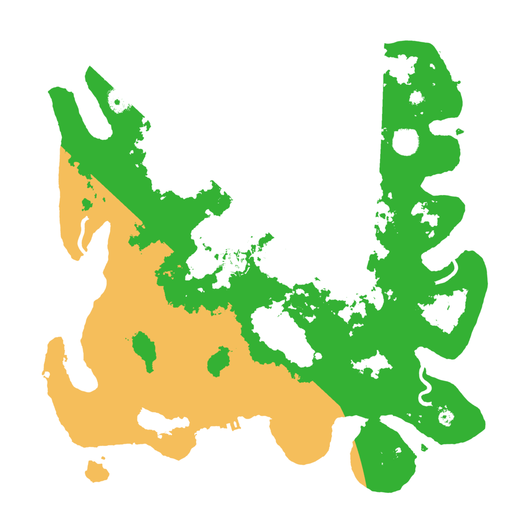 Biome Rust Map: Procedural Map, Size: 3500, Seed: 2271251