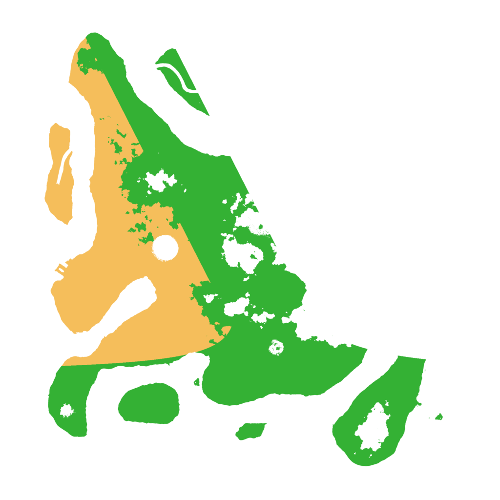 Biome Rust Map: Procedural Map, Size: 3500, Seed: 2026759