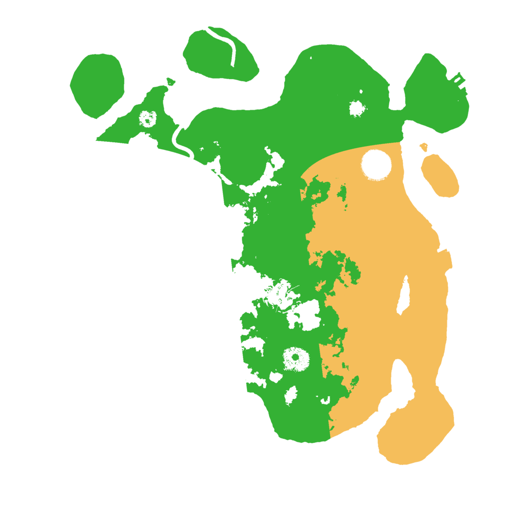 Biome Rust Map: Procedural Map, Size: 3000, Seed: 2437550