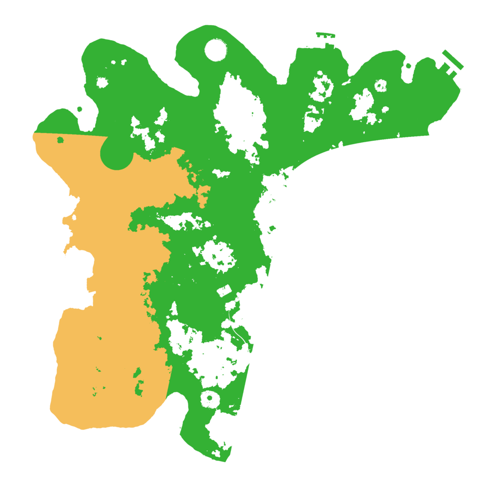 Biome Rust Map: Procedural Map, Size: 3950, Seed: 1037727608