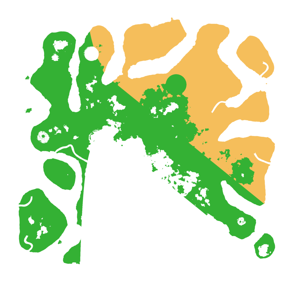 Biome Rust Map: Procedural Map, Size: 3850, Seed: 2089600527