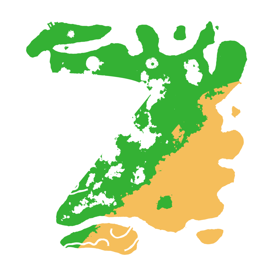 Biome Rust Map: Procedural Map, Size: 3500, Seed: 4205617
