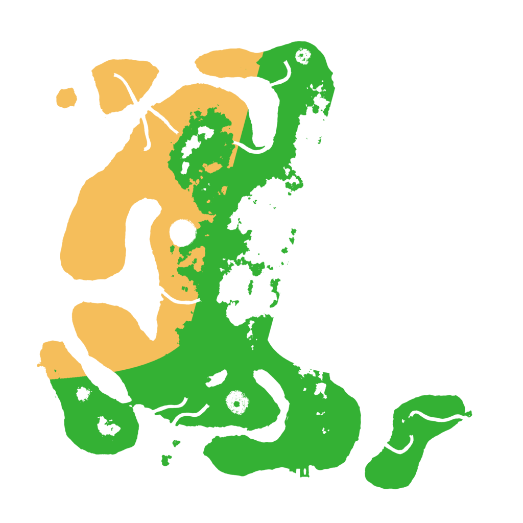 Biome Rust Map: Procedural Map, Size: 3500, Seed: 5684167