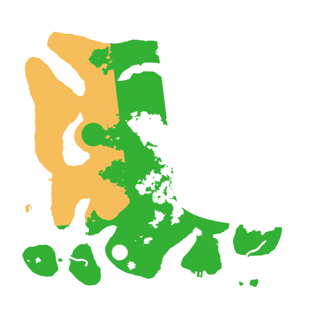 Biome Rust Map: Procedural Map, Size: 3500, Seed: 11959