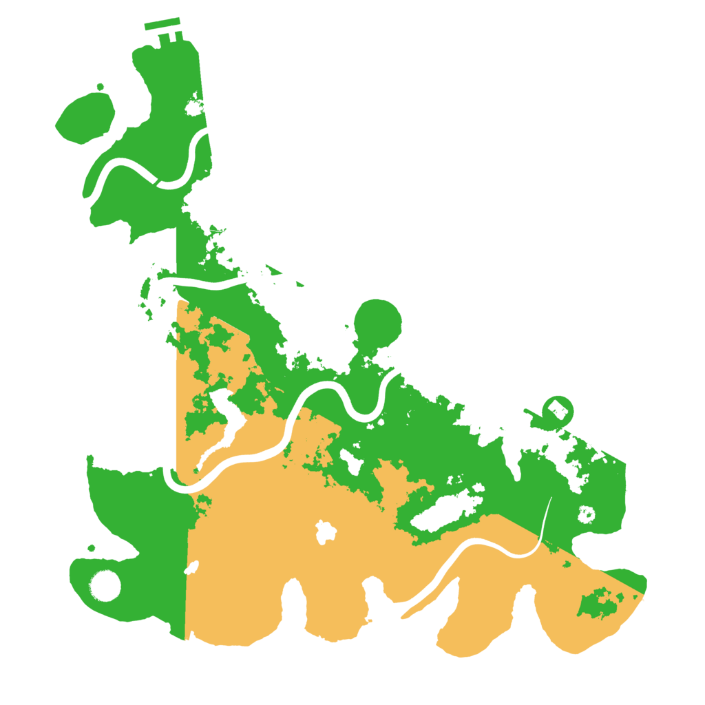 Biome Rust Map: Procedural Map, Size: 4000, Seed: 1667792
