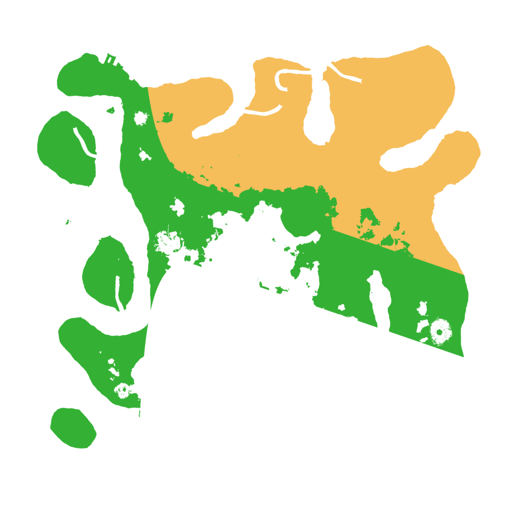 Biome Rust Map: Procedural Map, Size: 3500, Seed: 6083696