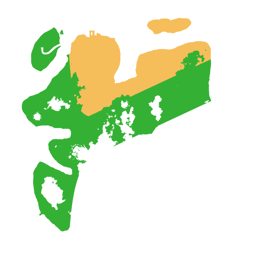 Biome Rust Map: Procedural Map, Size: 3000, Seed: 422261286