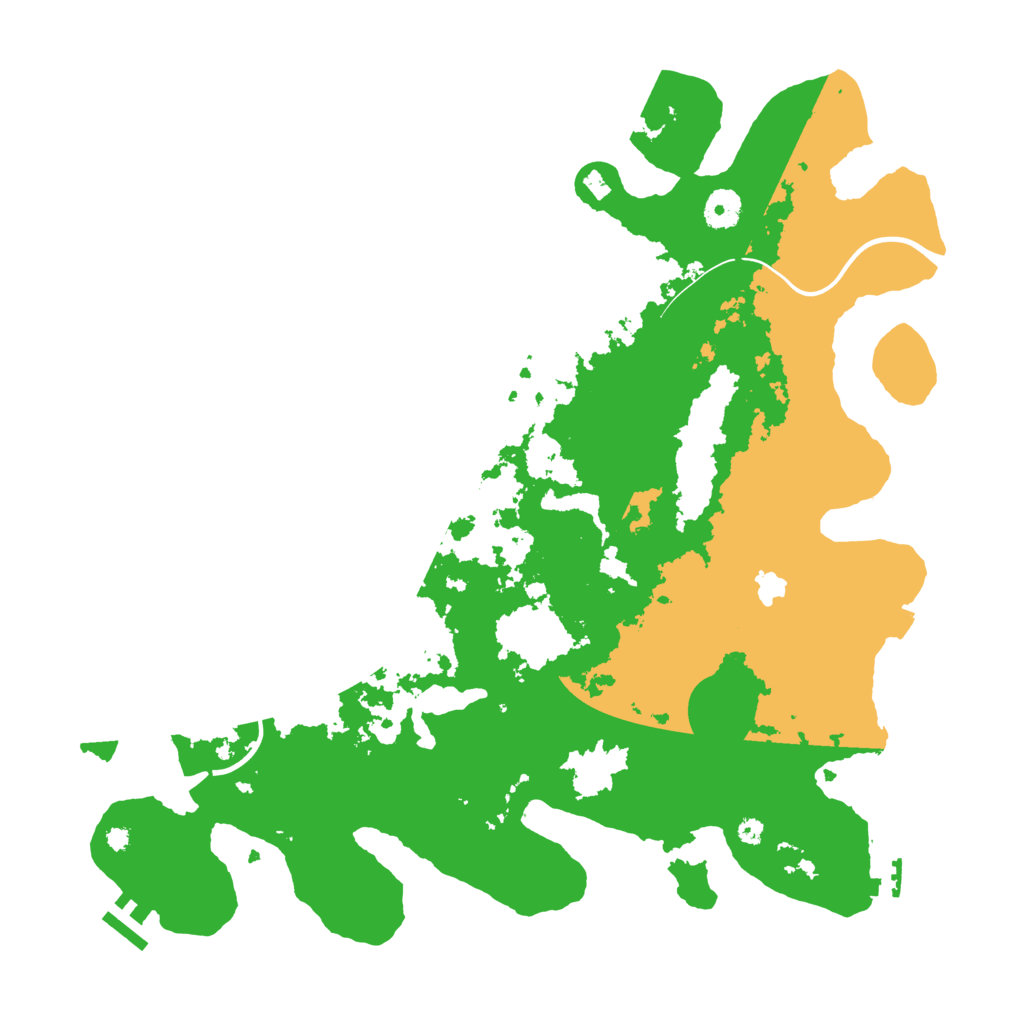 Biome Rust Map: Procedural Map, Size: 4000, Seed: 300012