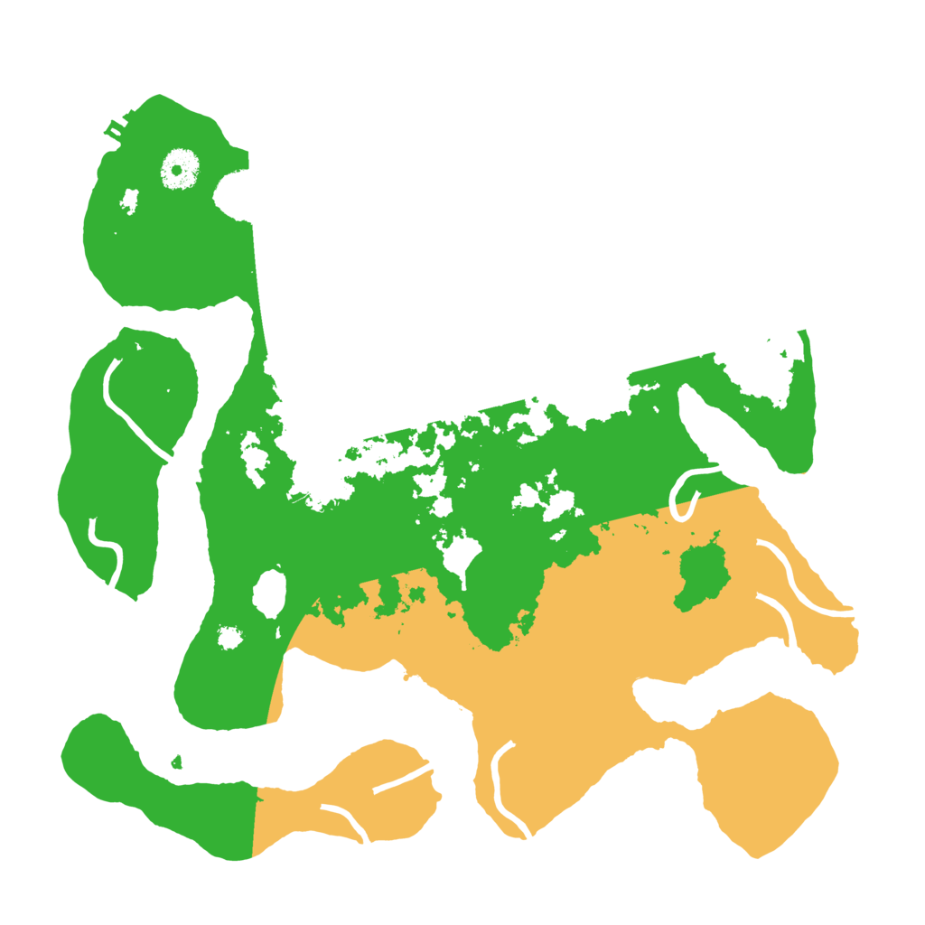 Biome Rust Map: Procedural Map, Size: 3500, Seed: 4913028