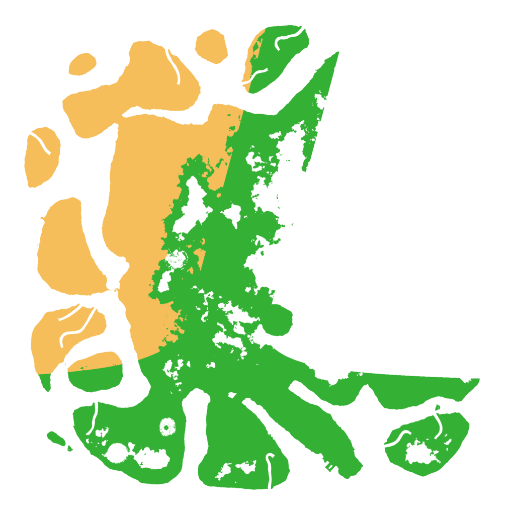 Biome Rust Map: Procedural Map, Size: 4500, Seed: 58398601