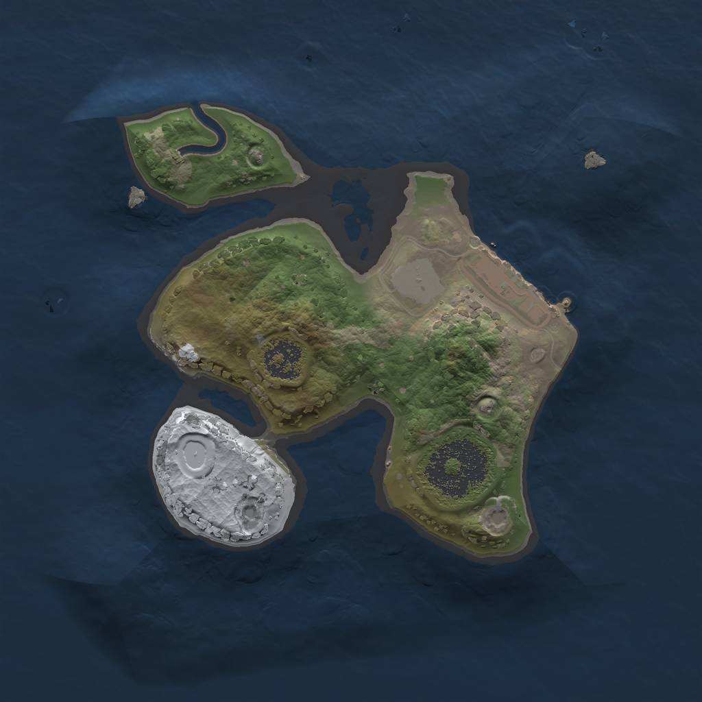 Rust Map: Procedural Map, Size: 1800, Seed: 1757605473, 6 Monuments