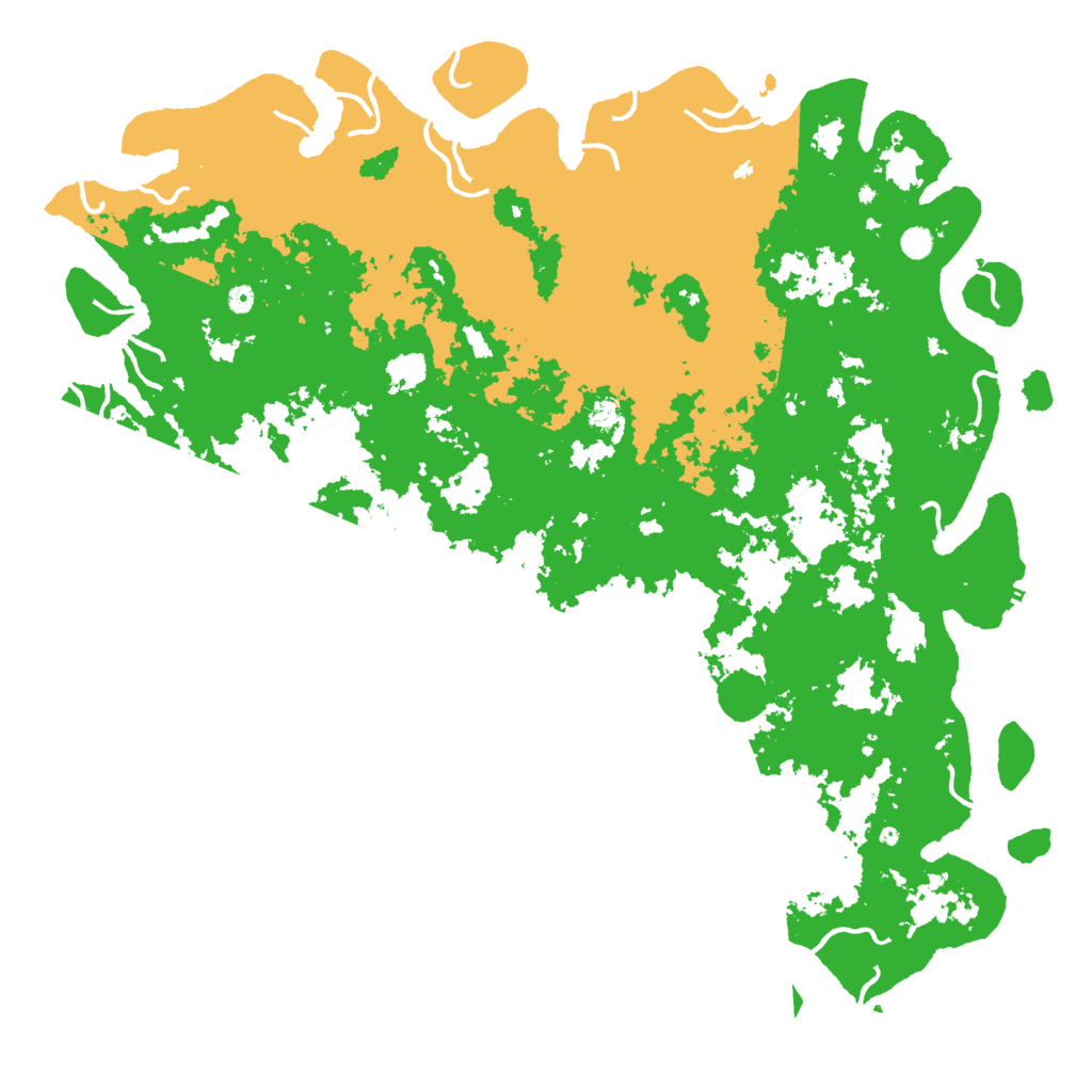 Biome Rust Map: Procedural Map, Size: 6000, Seed: 167465585