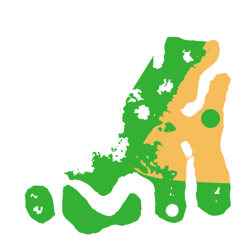 Biome Rust Map: Barren, Size: 3500, Seed: 2906894