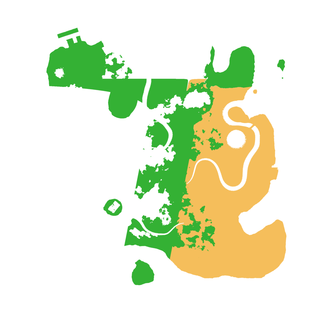 Biome Rust Map: Procedural Map, Size: 3000, Seed: 810433458