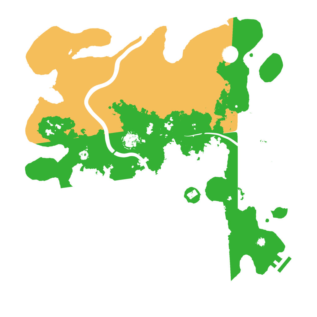 Biome Rust Map: Procedural Map, Size: 3500, Seed: 1462920