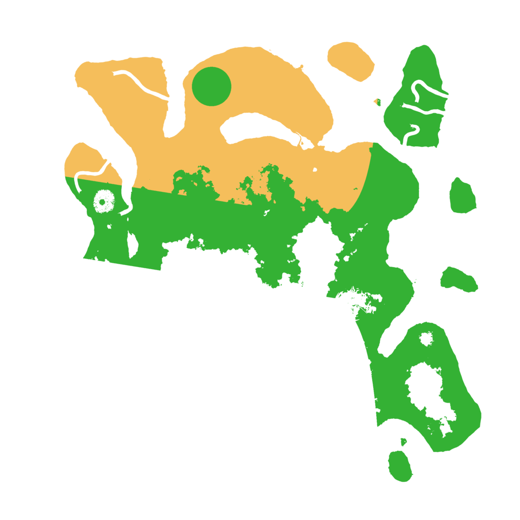 Biome Rust Map: Procedural Map, Size: 3500, Seed: 246803