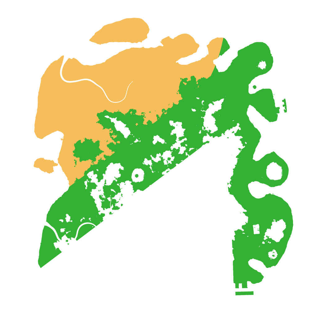 Biome Rust Map: Procedural Map, Size: 3550, Seed: 177239