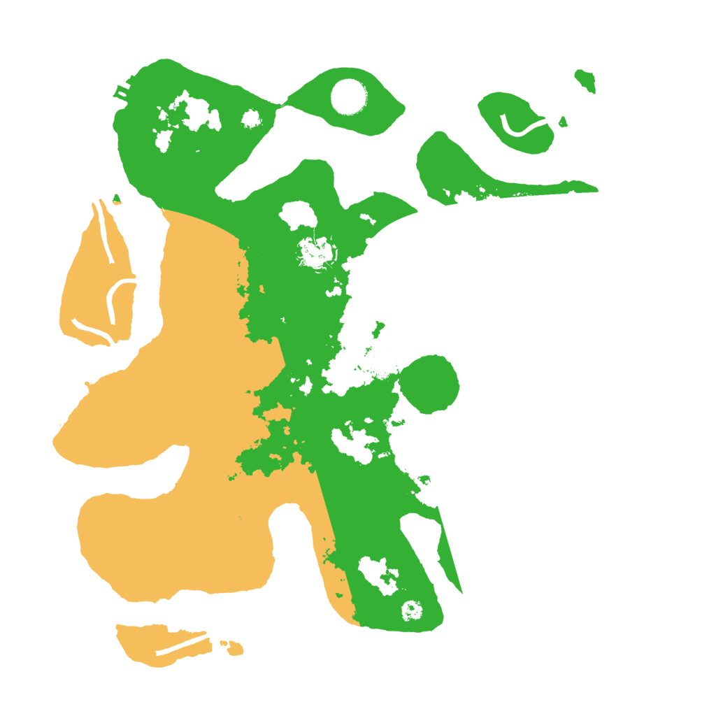 Biome Rust Map: Procedural Map, Size: 3500, Seed: 444617