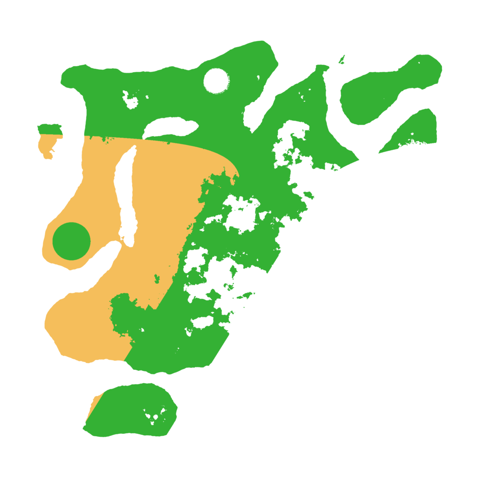 Biome Rust Map: Barren, Size: 3500, Seed: 5558963