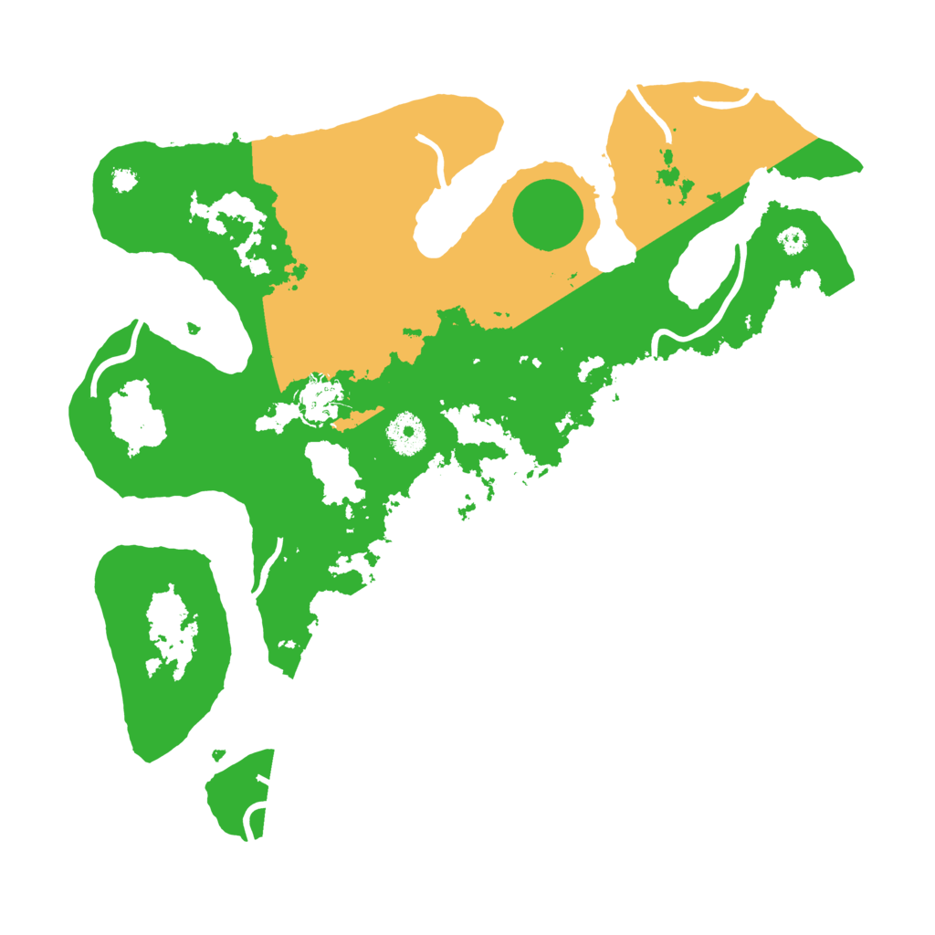 Biome Rust Map: Procedural Map, Size: 3500, Seed: 1141667