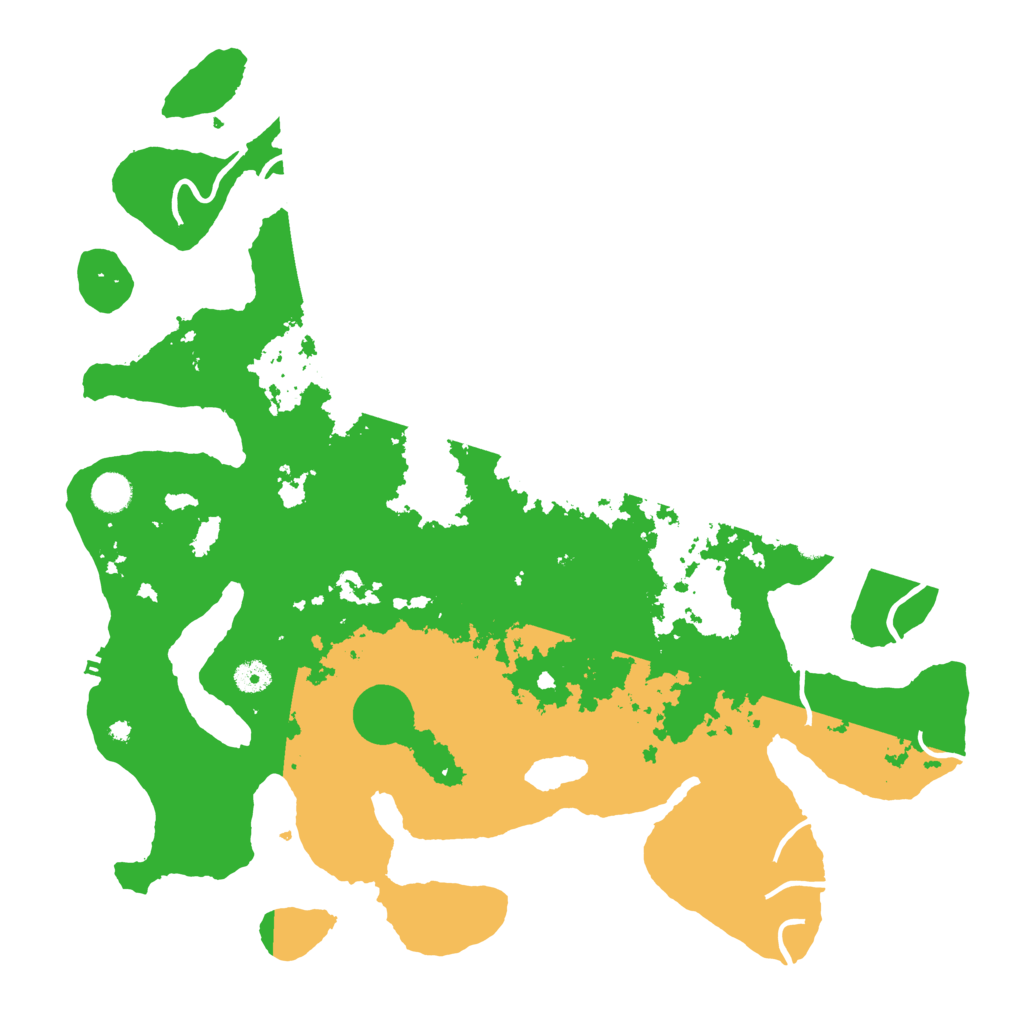 Biome Rust Map: Procedural Map, Size: 4500, Seed: 4026074