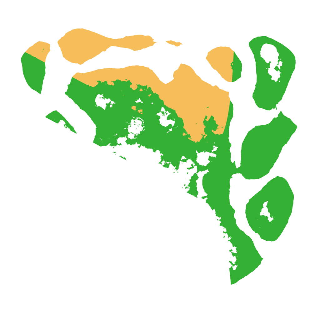 Biome Rust Map: Barren, Size: 3500, Seed: 1755424