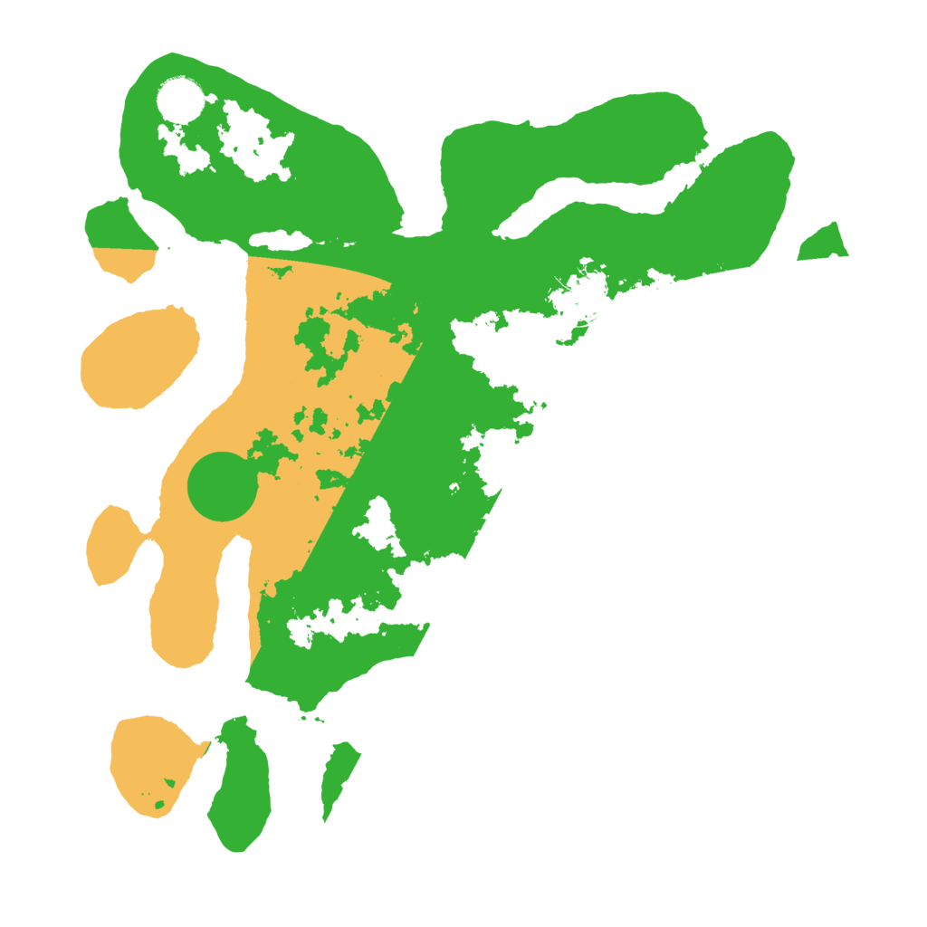 Biome Rust Map: Barren, Size: 3500, Seed: 5089194