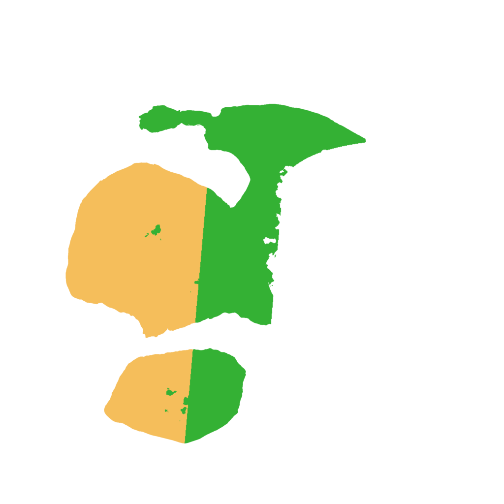 Biome Rust Map: Barren, Size: 1900, Seed: 1279281350