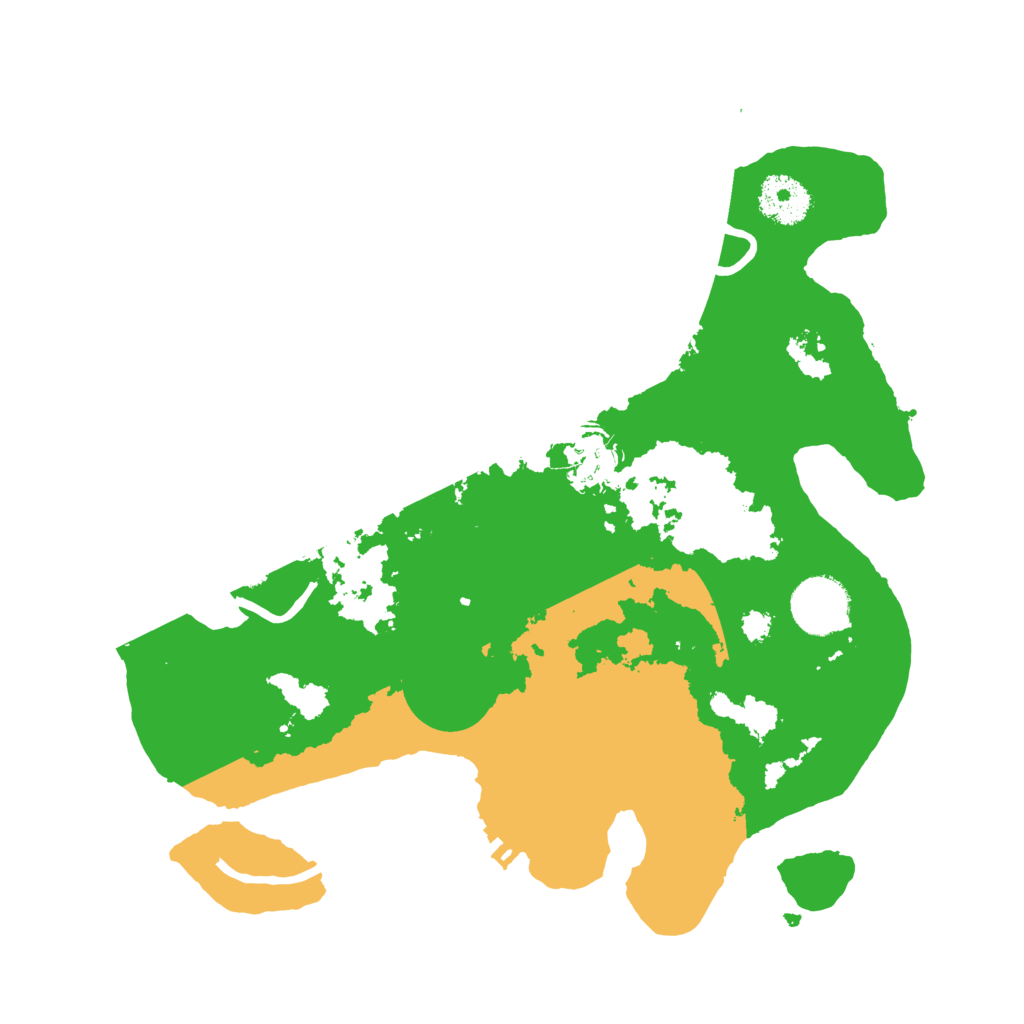 Biome Rust Map: Procedural Map, Size: 3100, Seed: 90292