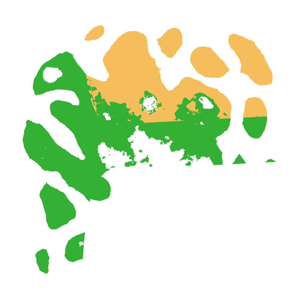 Biome Rust Map: Barren, Size: 3550, Seed: 826518