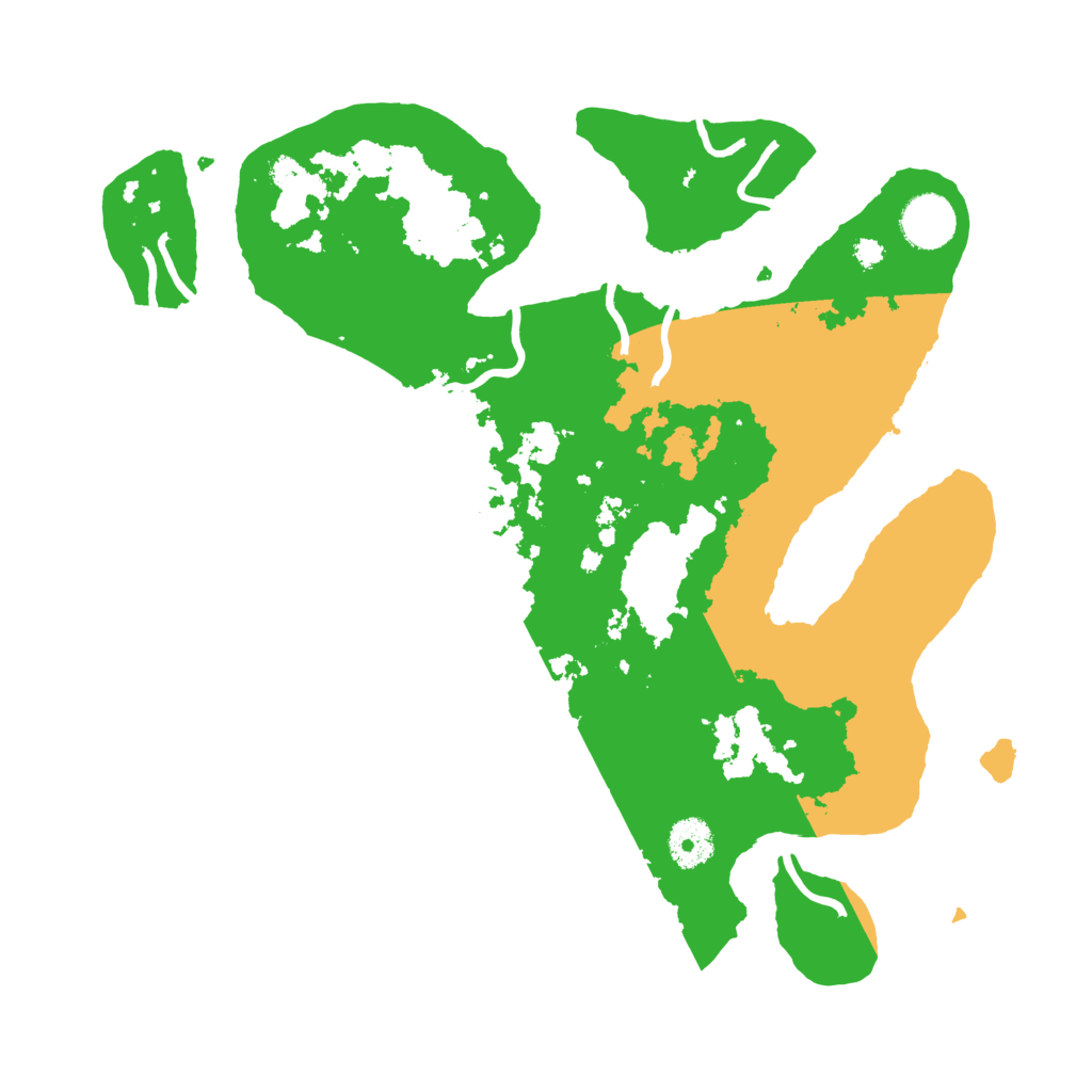 Biome Rust Map: Procedural Map, Size: 3500, Seed: 4921938