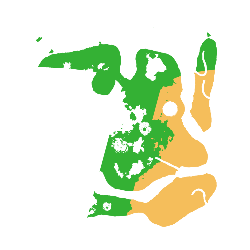 Biome Rust Map: Procedural Map, Size: 3000, Seed: 1900386547