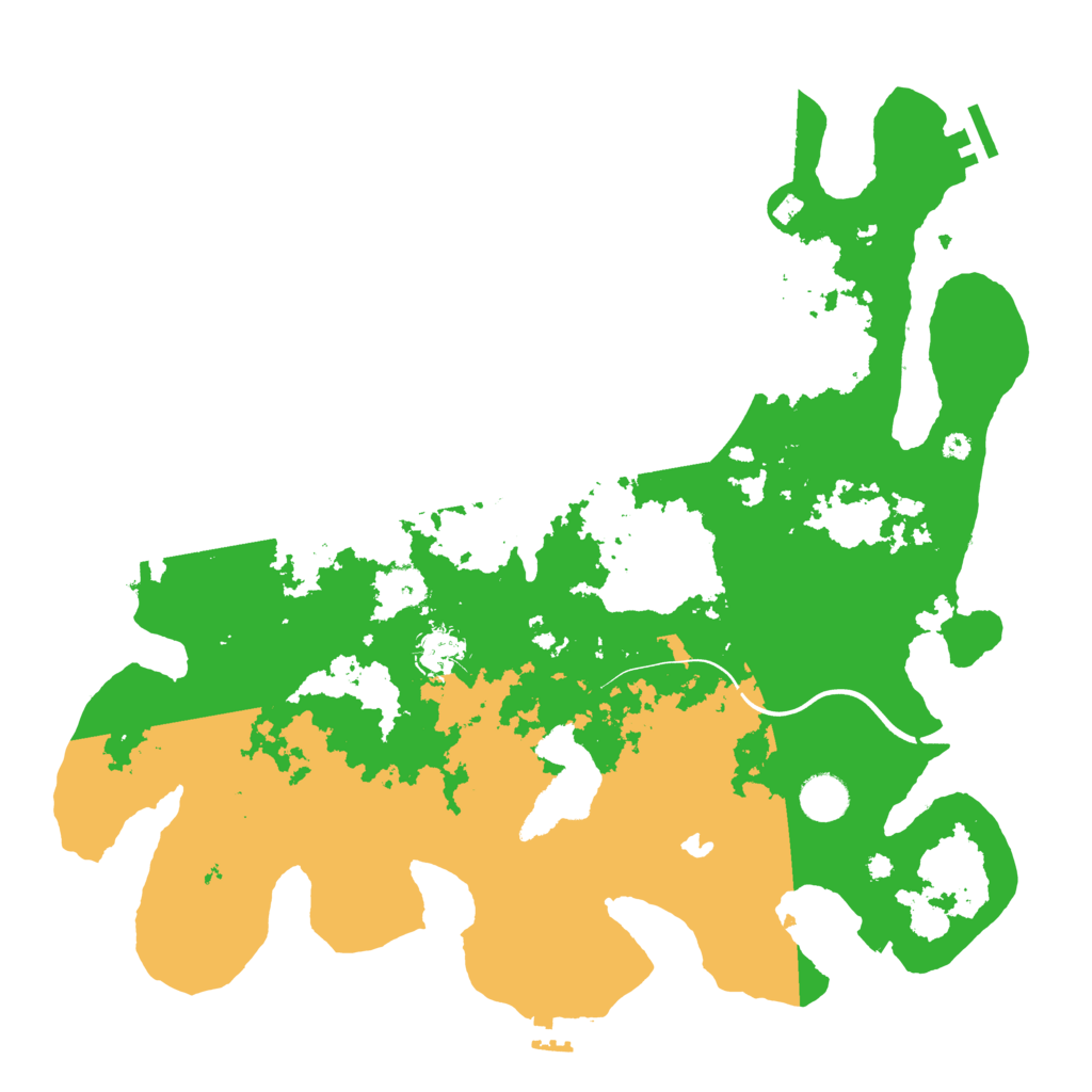 Biome Rust Map: Procedural Map, Size: 4000, Seed: 2393903