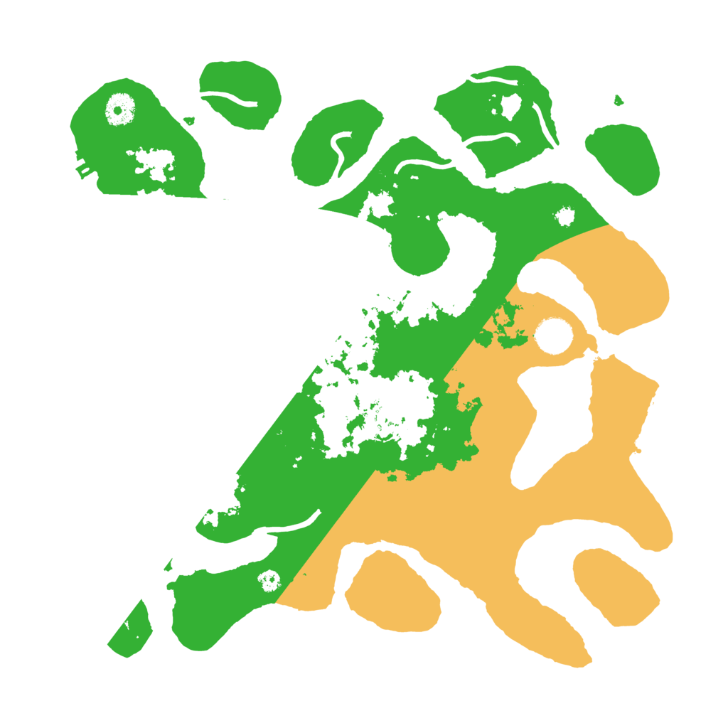 Biome Rust Map: Procedural Map, Size: 3500, Seed: 6451034