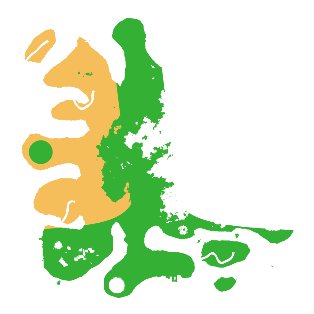 Biome Rust Map: Procedural Map, Size: 3500, Seed: 4760277