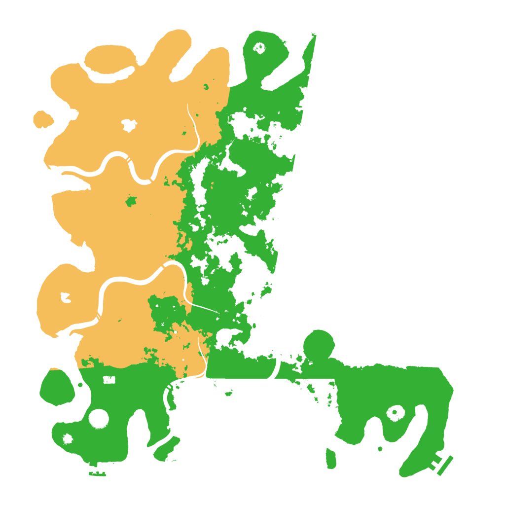 Biome Rust Map: Procedural Map, Size: 4500, Seed: 748875119