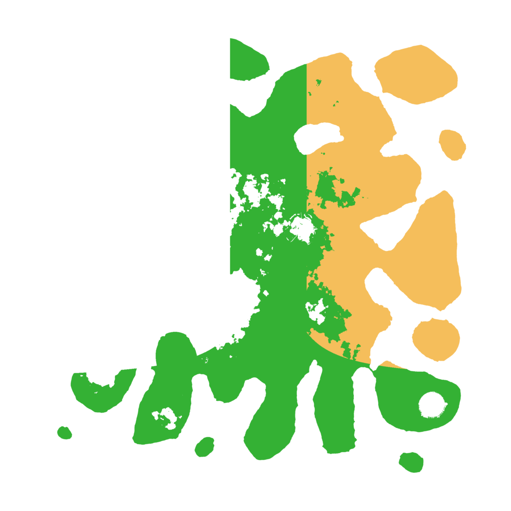 Biome Rust Map: Barren, Size: 3500, Seed: 3842878