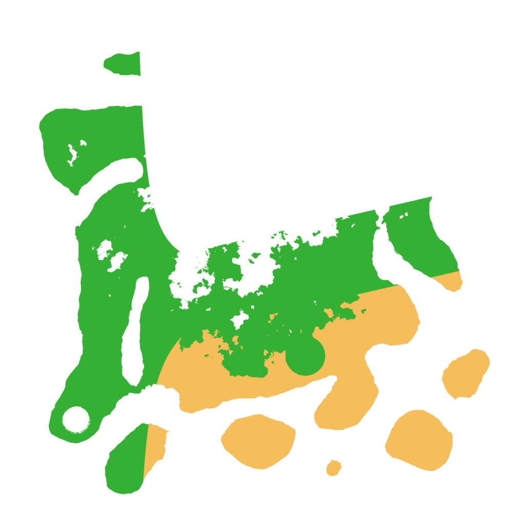 Biome Rust Map: Barren, Size: 3500, Seed: 2522946