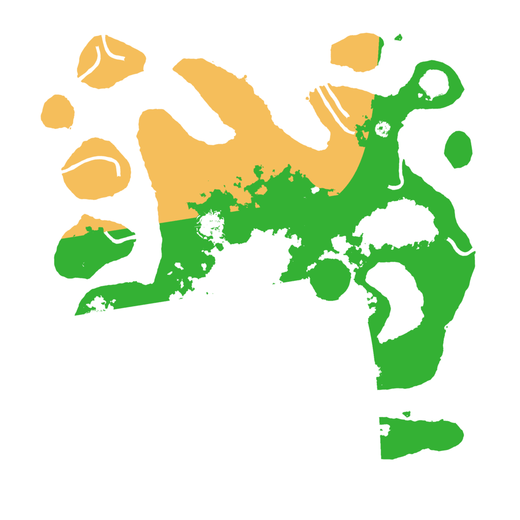 Biome Rust Map: Procedural Map, Size: 3500, Seed: 5403394