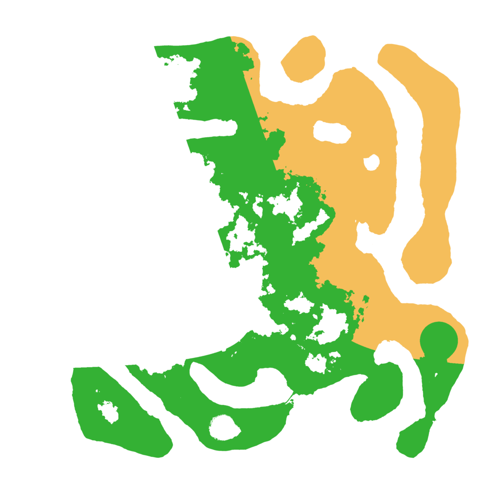 Biome Rust Map: Barren, Size: 3500, Seed: 2984565