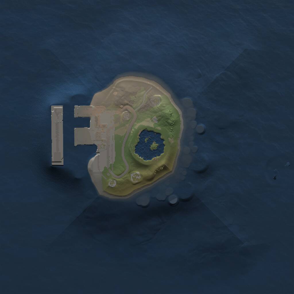 Rust Map: Procedural Map, Size: 1000, Seed: 482395, 2 Monuments