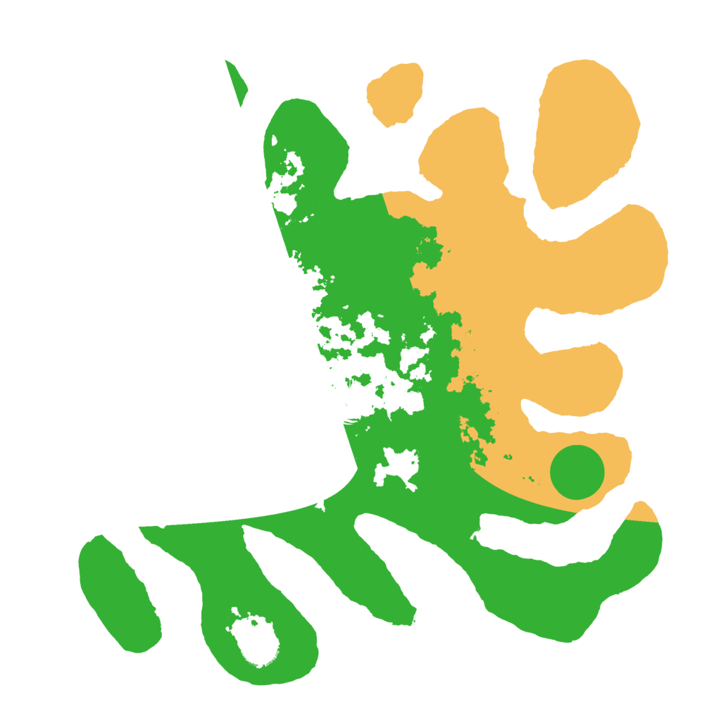 Biome Rust Map: Barren, Size: 3500, Seed: 1743316