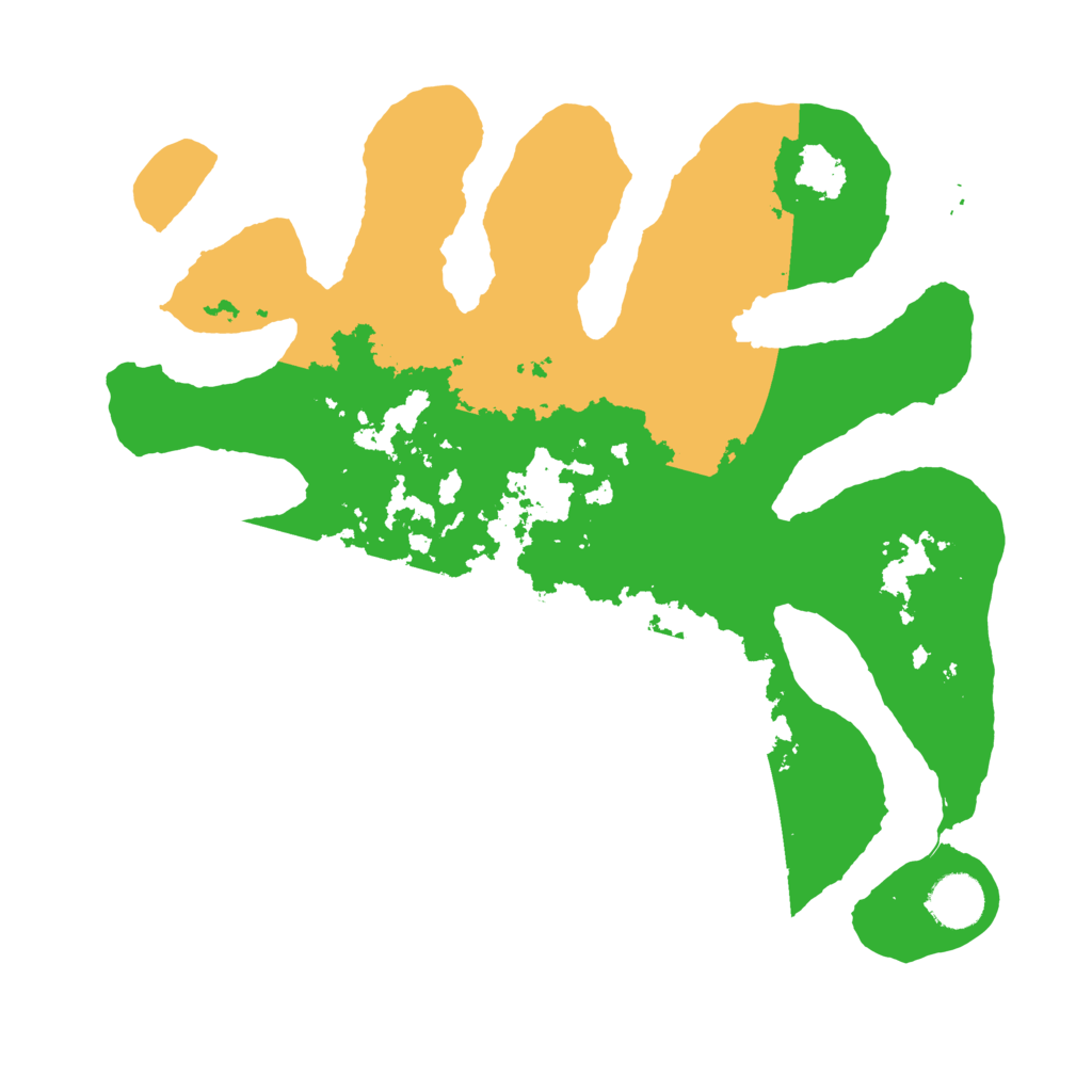 Biome Rust Map: Barren, Size: 3500, Seed: 2279387