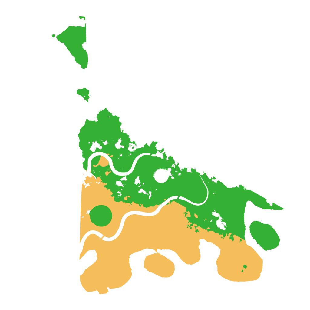 Biome Rust Map: Procedural Map, Size: 3800, Seed: 39